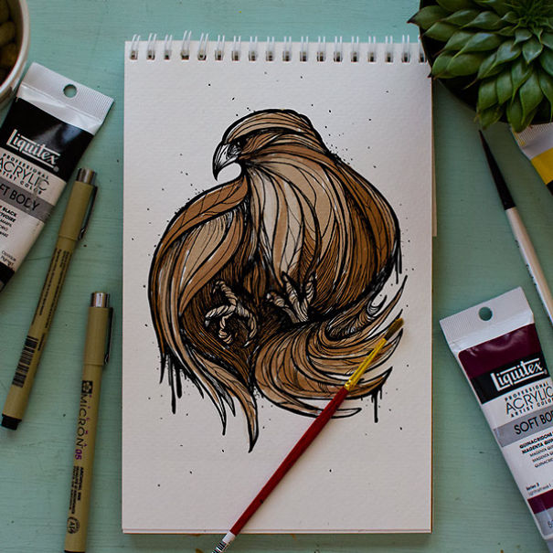 Designer-Draws-One-Animal-Per-Day-for-Newborn-Son1__605